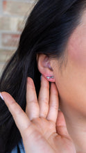 Load image into Gallery viewer, Luxe Dainty Dachshund Studs - Silver