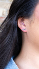 Load image into Gallery viewer, Luxe Dainty Dachshund Studs - Silver