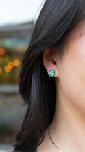 Load image into Gallery viewer, Shamrock Studs - Green Glitter