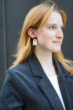 Load image into Gallery viewer, Bow Ghost Earrings - Light Pink Shimmer
