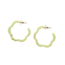 Load image into Gallery viewer, Posey Hoops - Lime Green
