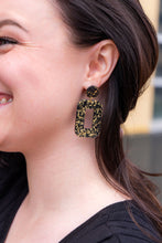 Load image into Gallery viewer, Margot Earrings - Black Gold Flake
