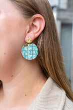 Load image into Gallery viewer, Gianna Earrings - Patina Green