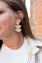 Load image into Gallery viewer, Elsie Earrings - Golden Ivory
