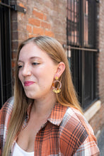 Load image into Gallery viewer, Francesca Earrings - Mauve &amp; Copper

