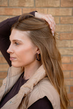 Load image into Gallery viewer, Scarlett Hoops - Cocoa Brown
