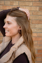Load image into Gallery viewer, Scarlett Hoops - Cocoa Brown