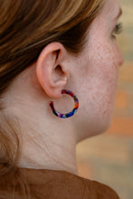 Load image into Gallery viewer, Cam Mini Hoops - Jewel Stained Glass