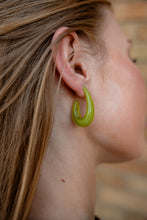 Load image into Gallery viewer, Julie Hoops - Olive Green