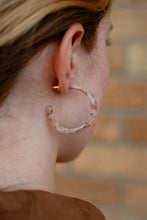 Load image into Gallery viewer, Camy Hoops - Shimmering Taupe