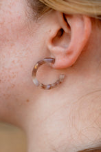 Load image into Gallery viewer, Cam Mini Hoops - Shimmering Taupe
