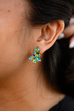 Load image into Gallery viewer, Christmas Tree Studs - Green Tinsel