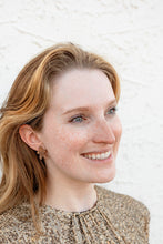 Load image into Gallery viewer, Gingerbread Man Studs - Brown Glitter