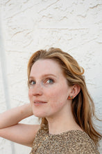 Load image into Gallery viewer, Noelle Bow Studs - Red Tinsel