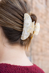 Candace Hair Claw - Ivory