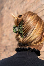 Load image into Gallery viewer, Candace Hair Claw - Olive Tortoise