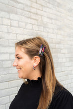 Load image into Gallery viewer, Eleanor Hair Clips - Navy Maroon