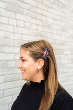 Load image into Gallery viewer, Eleanor Hair Clips - Navy Maroon
