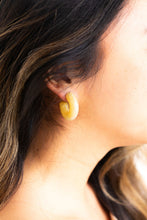 Load image into Gallery viewer, Chloe Hoops - Yellow
