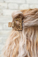 Load image into Gallery viewer, Carly Hair Claw - Brown Dot
