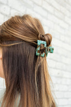 Load image into Gallery viewer, Carly Hair Claw - Patina Green
