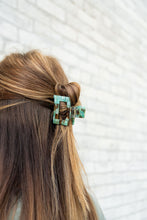 Load image into Gallery viewer, Carly Hair Claw - Patina Green
