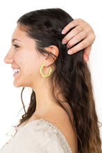 Load image into Gallery viewer, Posey Hoops - Lime Green
