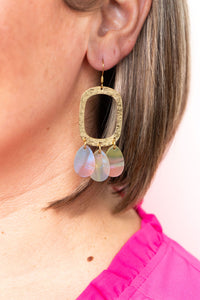 Ophelia Earrings - Iridescent Neon