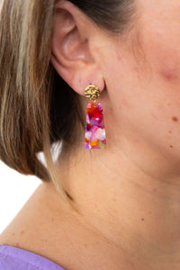 Mia Mini Earrings - Paradise Pink