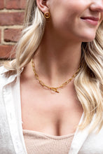 Load image into Gallery viewer, Luxe Gold Chunky Paper Clip Chain - 20&quot;

