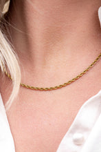 Load image into Gallery viewer, Luxe Gold Rope Chain - 16&quot;
