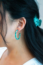 Load image into Gallery viewer, Camy Hoops - Sea Green