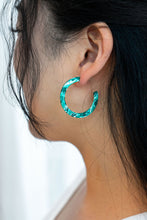 Load image into Gallery viewer, Camy Hoops - Sea Green
