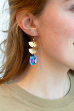 Load image into Gallery viewer, Elena Earrings - Purple Party