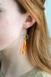 Isabella Earrings - Orange
