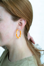 Load image into Gallery viewer, Camy Hoops - Orange
