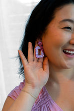 Load image into Gallery viewer, Margot Earrings - Pink Glitter
