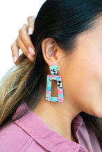 Load image into Gallery viewer, Avery Earrings - 80&#39;s Pastel
