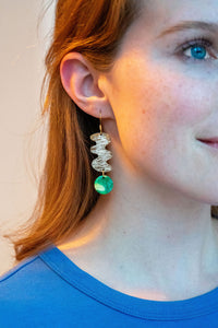 Hazel Earrings - Green
