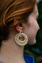 Load image into Gallery viewer, Calypso Earrings - Light Rattan