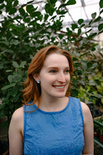 Load image into Gallery viewer, Sophie Studs - Greek Goddess Blue