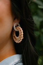 Load image into Gallery viewer, Calypso Earrings - Dark Rattan
