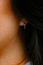 Load image into Gallery viewer, Luxe Selena Hoops - Mini - Silver