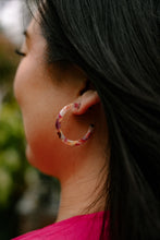Load image into Gallery viewer, Camy Hoops - Mosaic