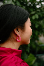 Load image into Gallery viewer, Julie Hoops - Berry Pink