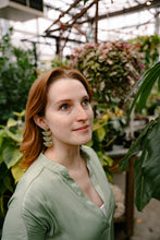 Load image into Gallery viewer, Kennedy Earrings - Champagne Mint