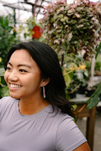 Load image into Gallery viewer, Blair Earrings - Lilac Quartz