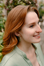 Load image into Gallery viewer, Posey Hoops - Champagne Mint