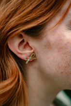 Load image into Gallery viewer, Bowie Studs - Champagne Mint