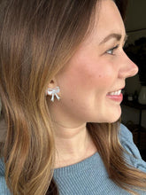 Load image into Gallery viewer, Bow Studs - Light Blue
